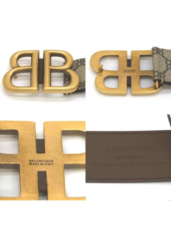 Gucci the Hacka Project BB Signature Belt 90 Waist 45 95 cm Adjustment Large main image 5